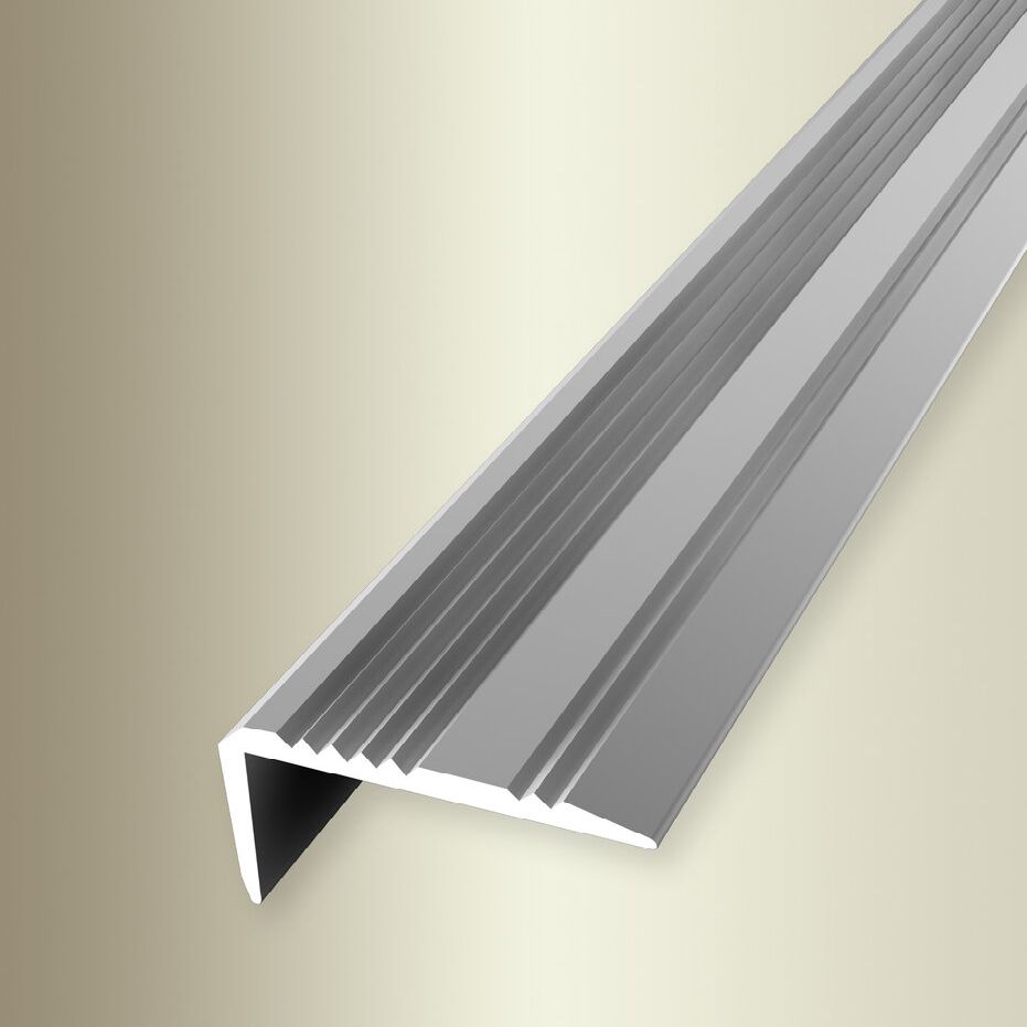 Küberit Treppenkanten- & Winkelprofile H 23 mm B 43 mm L 2500 mm Aluminium eloxiert