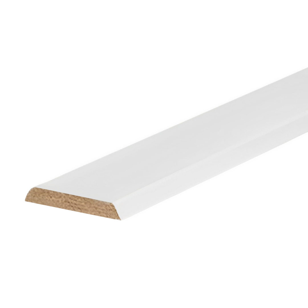 Kosche | Abdeckleiste | MDF | 9115 | 5 x 30 x 2600 mm | Weiß | Sockelleiste | Fußleiste