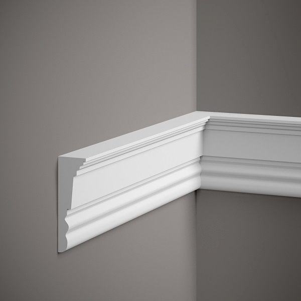 Mardom Wandleiste MDD334 Profoam 33 x 101 x 2000 mm Weiß Zierleiste Kompakt