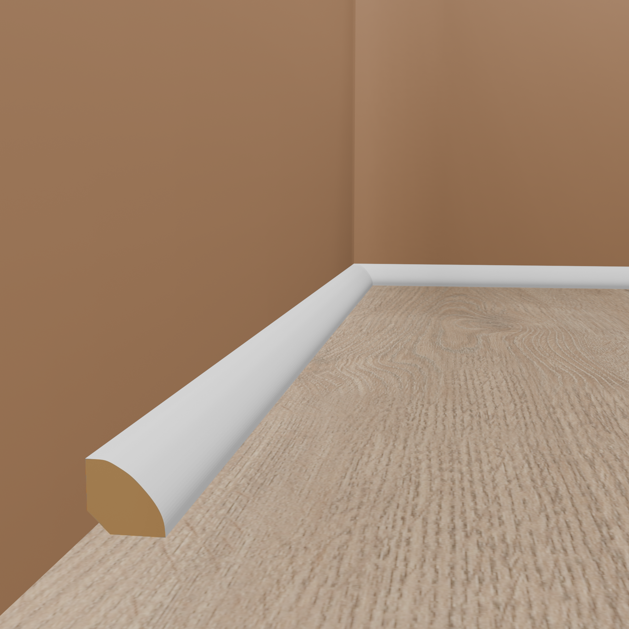 Viertelstableiste 12 x 12 x 2000 mm Massivholz Abachi Weiß Stab Sockelleiste by PROVISTON Viertelstableiste 12 x 12 x 2000 mm Massivholz Abachi Weiß Stab Sockelleiste by PROVISTON