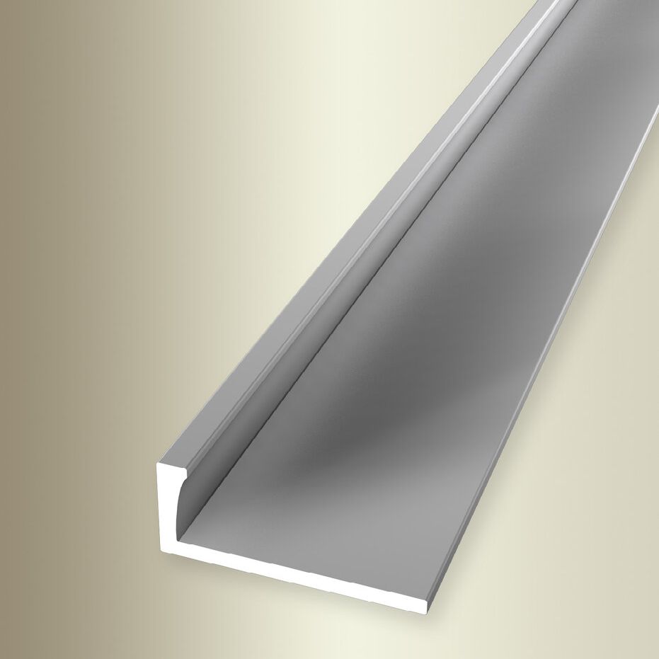 Küberit Einfass- & Abschlussprofile Höhe 7.5 mm Breite 22.5 mm L 2500 mm Einfasshöhe 6 mm