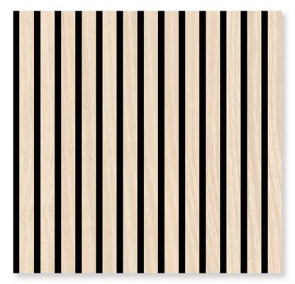 JANGAL Modular Wall Akustik Wandpaneel 520 x 520 x 10 mm Letea Oak Echtholz Akustik 3D Paneel