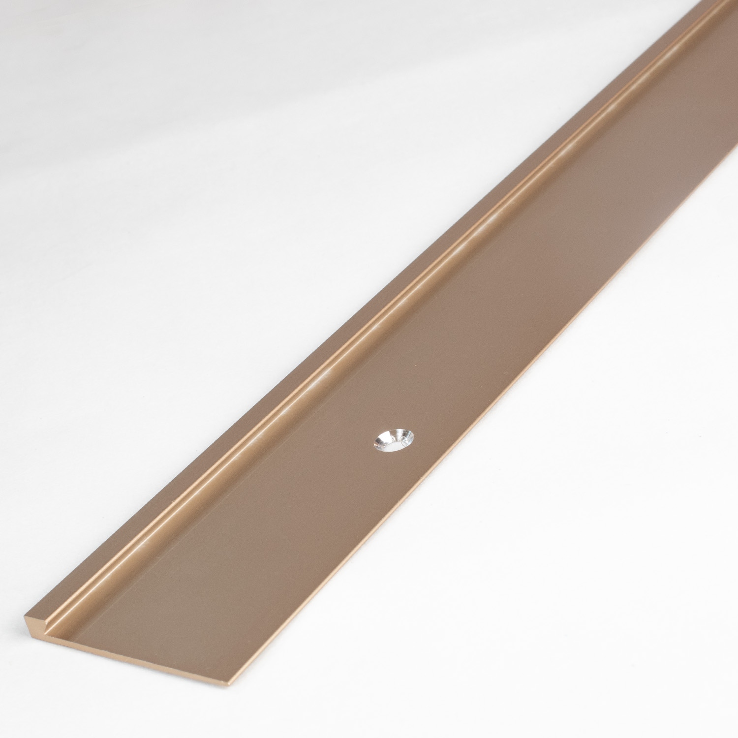 Auer Einfass- & Abschlussprofile Blackwater H 3 mm B 40 mm L 2700 mm Aluminium eloxiert