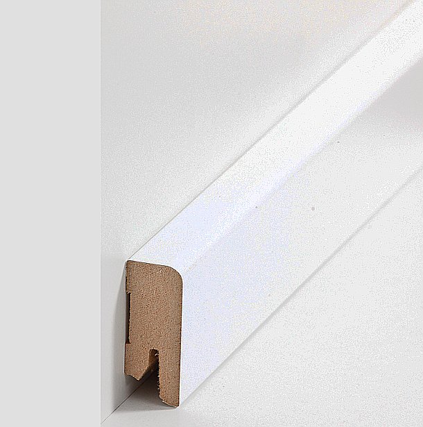 Sockelleisten "Stuttgart" - weiß (MDF foliert - 716.331)