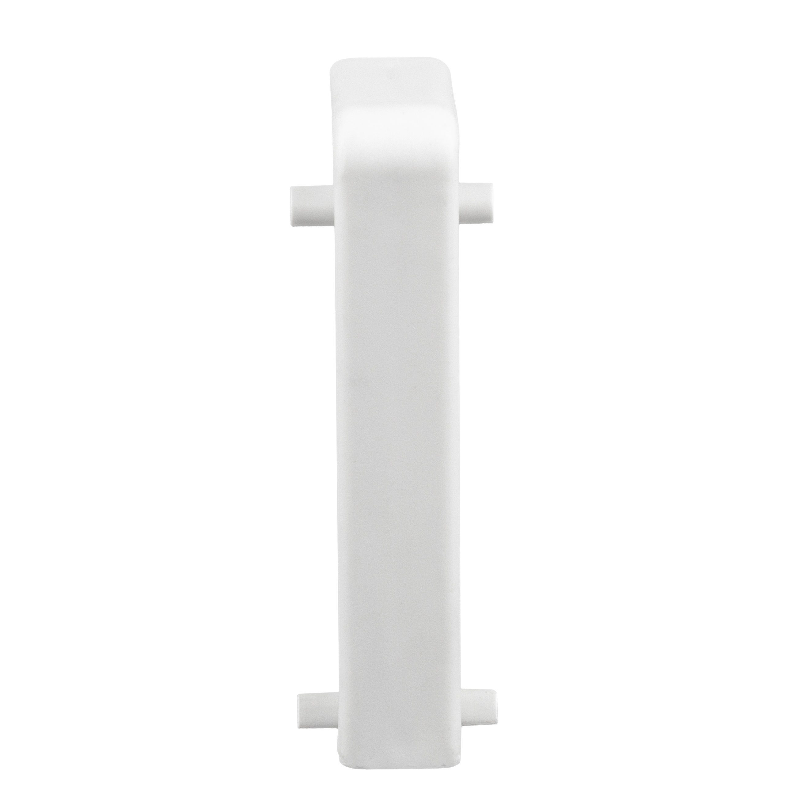 Neuhofer | Verbinder für MDF-Sockelleisten | 15 x 58 mm | Kunststoff | 2 Stück | Weiß