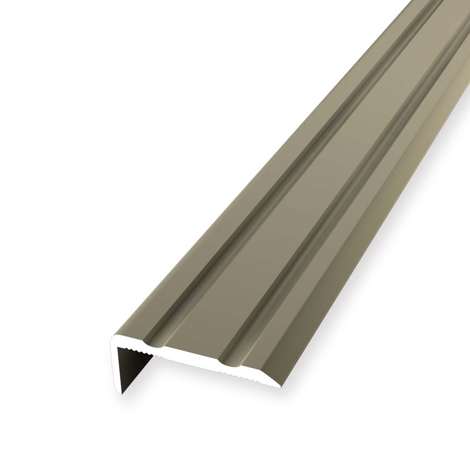 Treppenprofil 10 x 24.5 mm Aluminium Treppenkantenprofil Winkelprofil versch. Längen Küberit