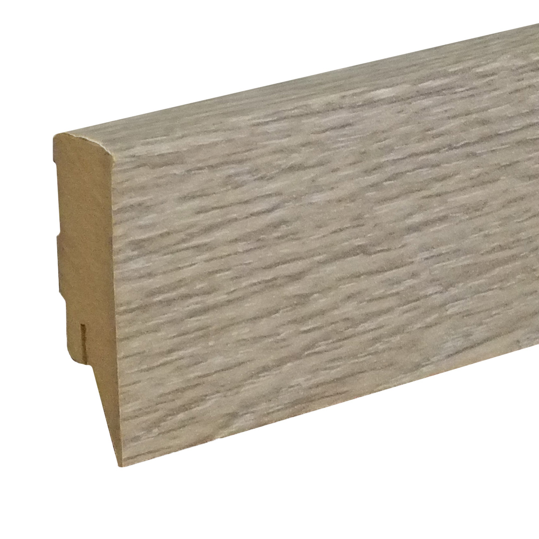 Sockelleiste / Fußleiste / Bodenleiste Lecco-98 (73256) | 16 x 58 x 2500 mm | Rock Ridge grau