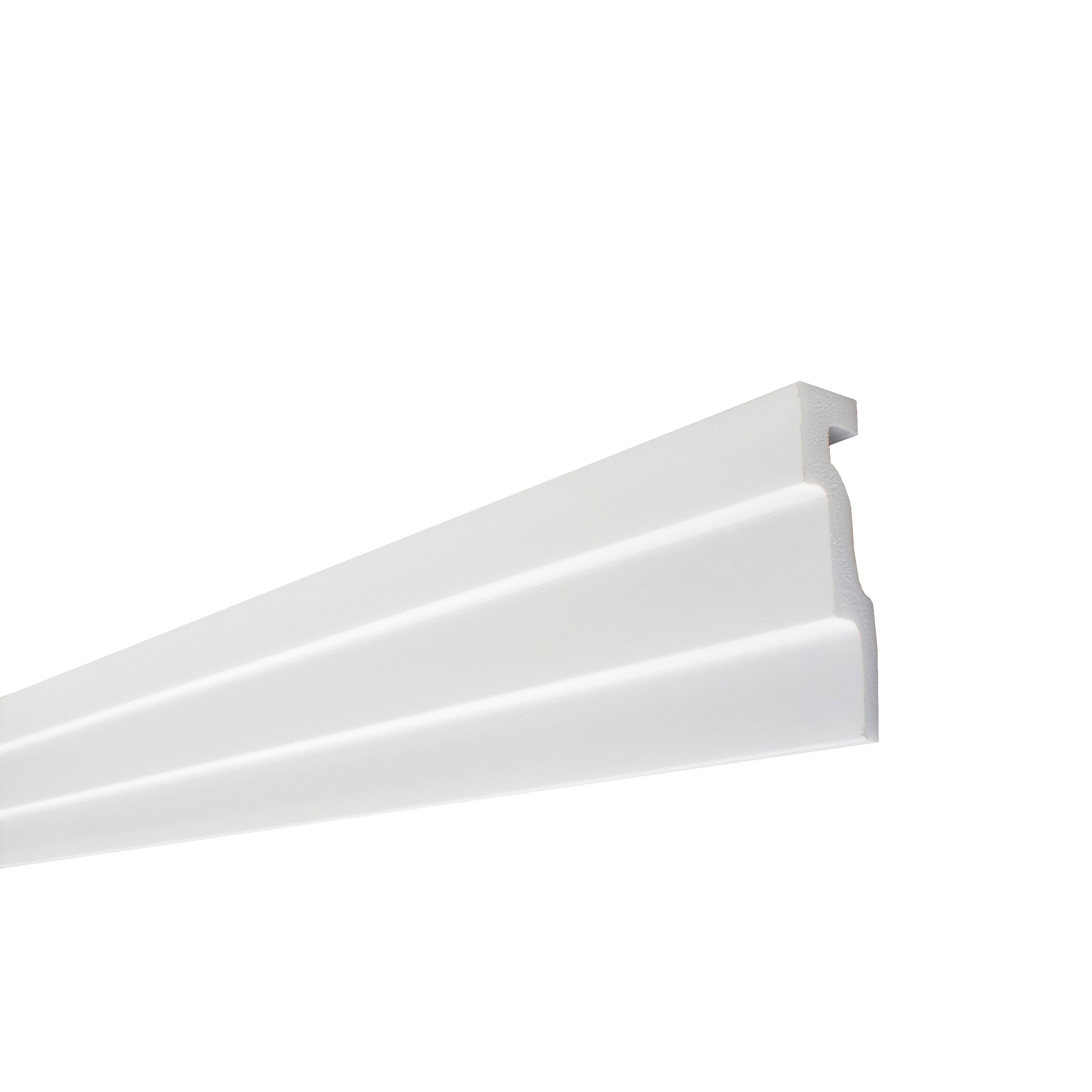 NMC Stuckleiste M1 NOMASTYL Polystyrol 30 x 120 x 2000 mm Weiß Deckenleiste