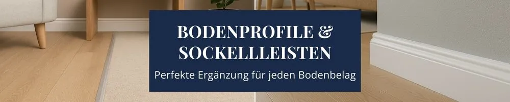 Fussleisten und Bodenprofile Banner