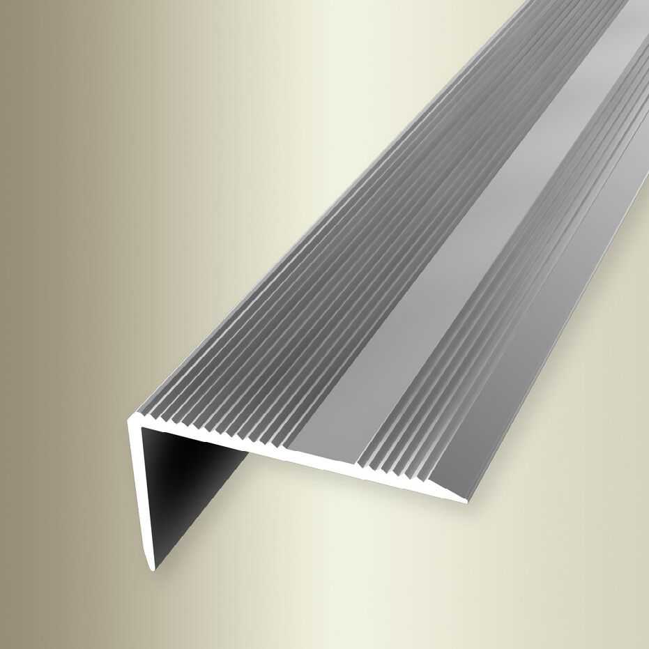 Küberit Treppenkanten- & Winkelprofile H 25 mm B 40 mm L 2500 mm Aluminium eloxiert