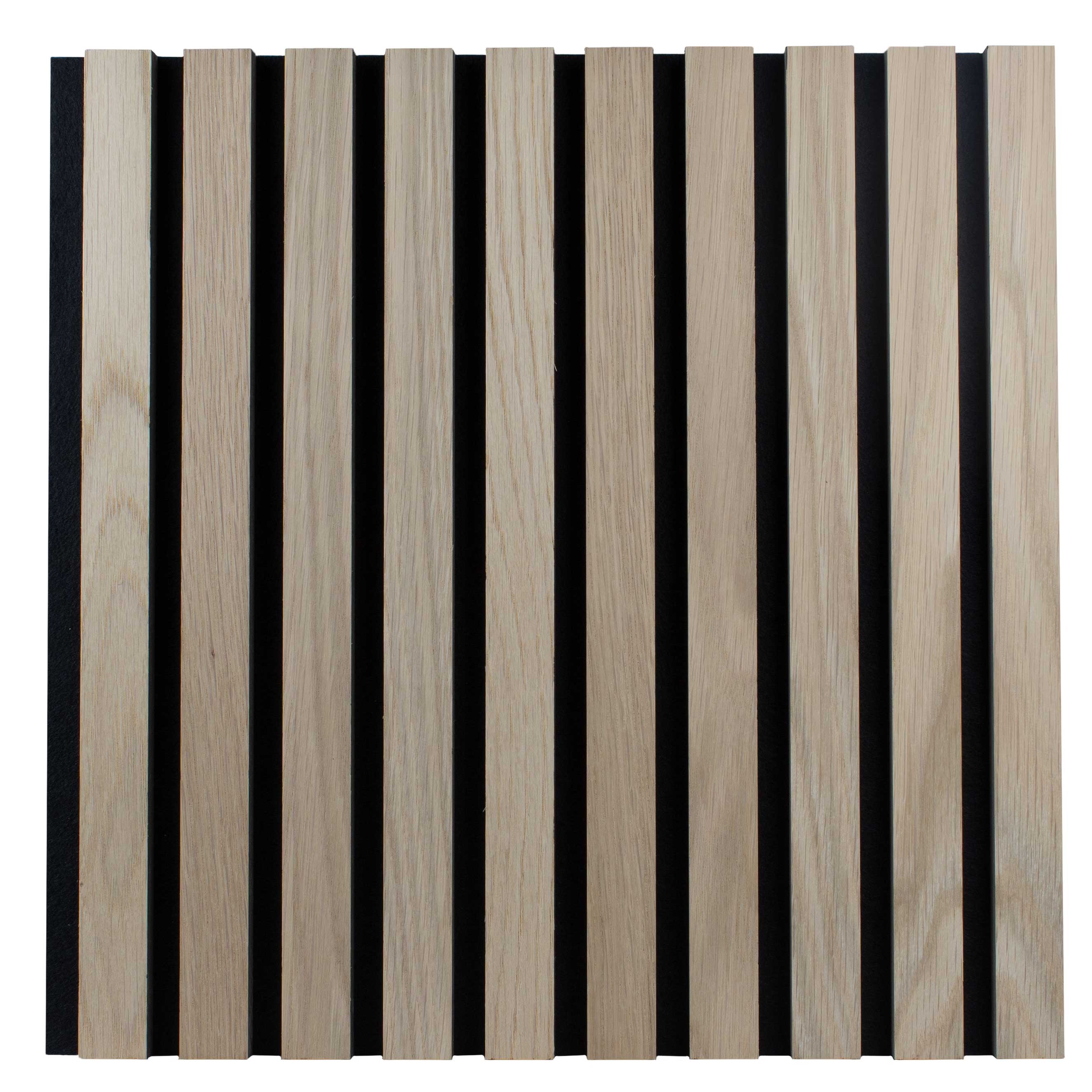PROVISTON Akustik Wandpaneel 400 x 400 x 21 mm | Eiche Natur MDF Akustik 3D Paneele