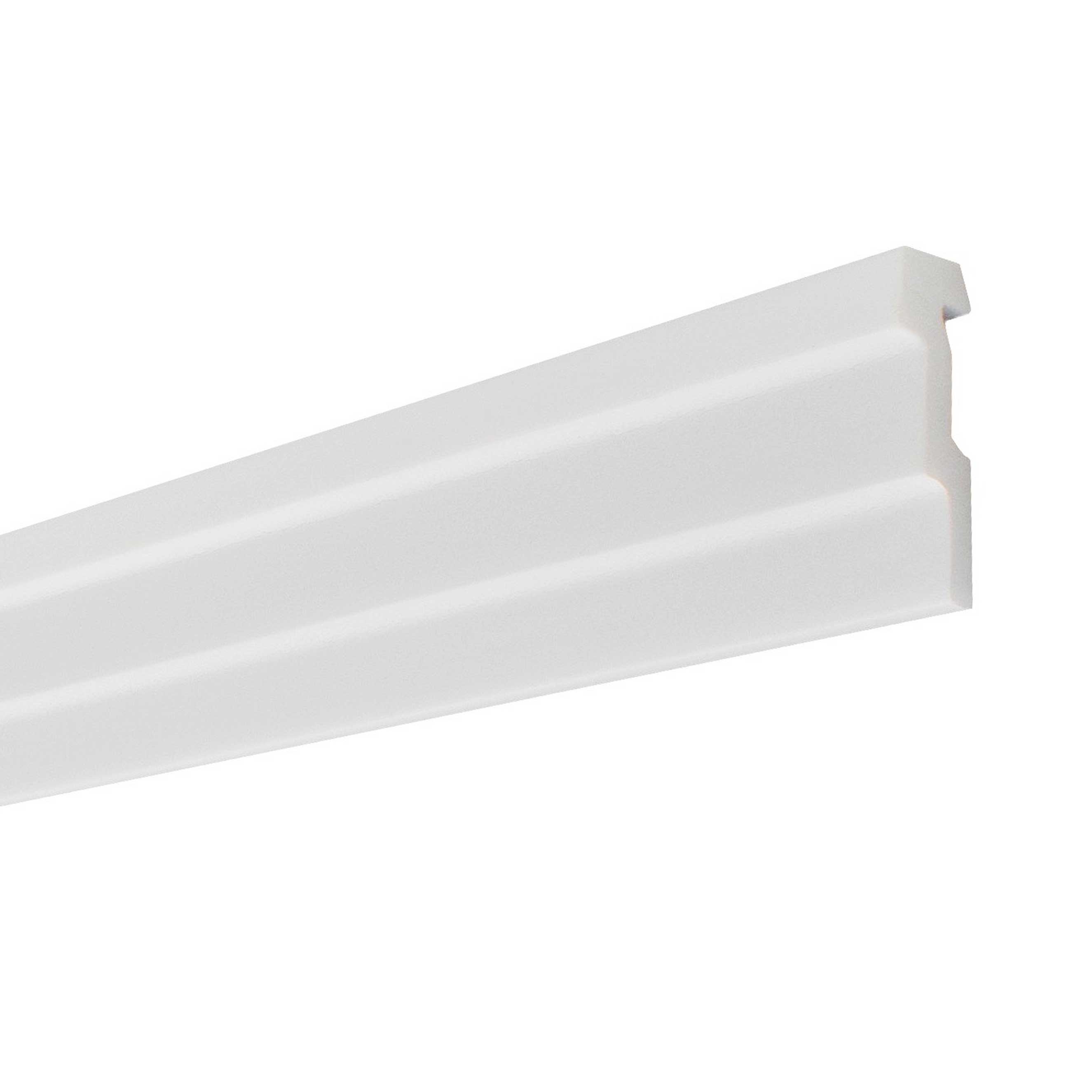 NMC Stuckleiste M2 NOMASTYL Polystyrol 20 x 60 x 2000 mm Weiß Deckenleiste