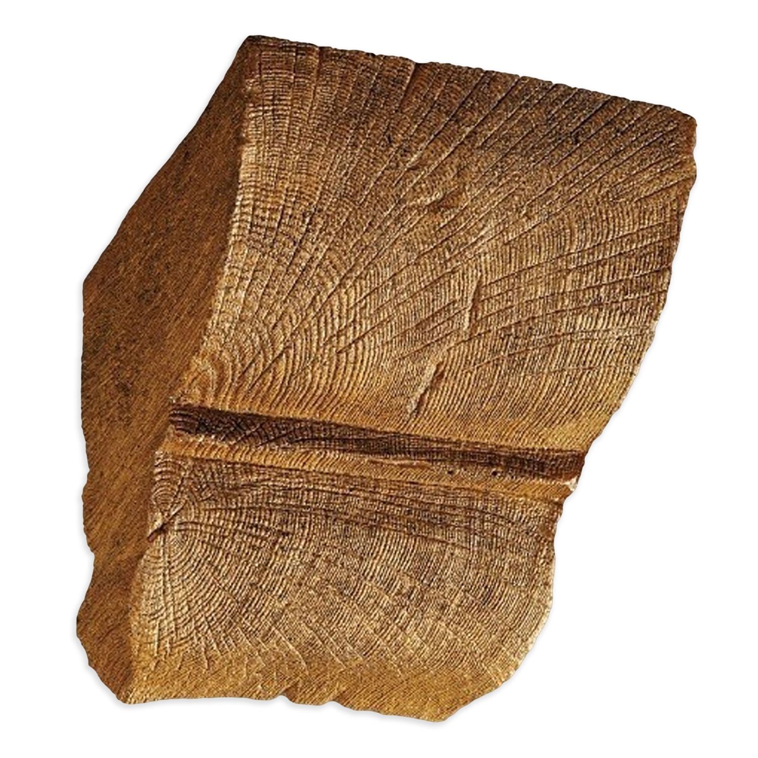 Wiesemann | Konsole für PU-Balken | 200 x 130 mm | Polyurethan | Eiche hell | Hochfest