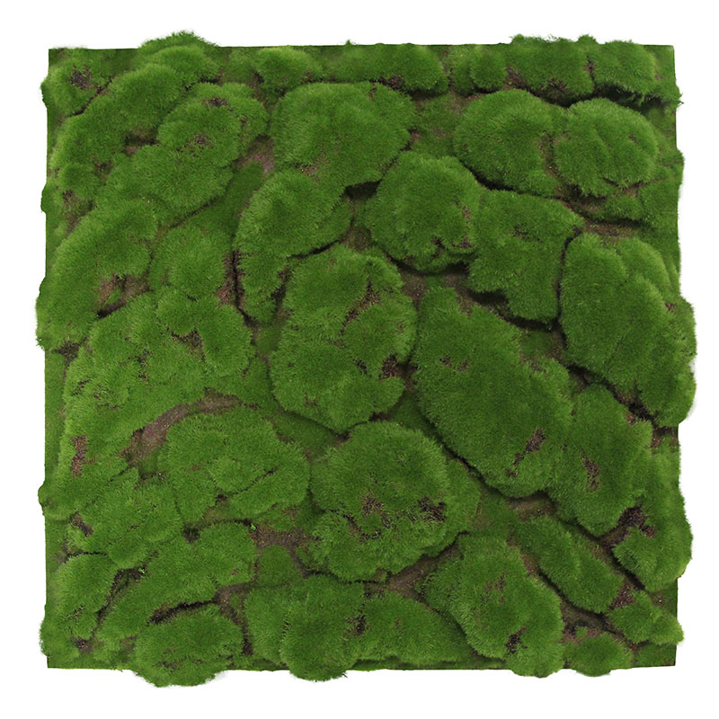 JANGAL Modular Wall Akustik Wandpaneel 520 x 520 x 30 mm Forest Green Bulk Design Moos Pflanzenwand