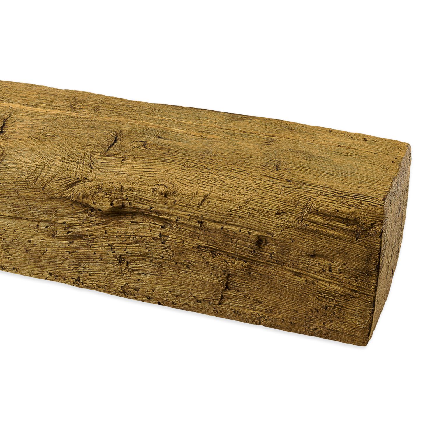 Wiesemann | PU-Balken | Polyurethan | 120 x 120 mm | Eiche Hell | Deckenbalken | Hochfest