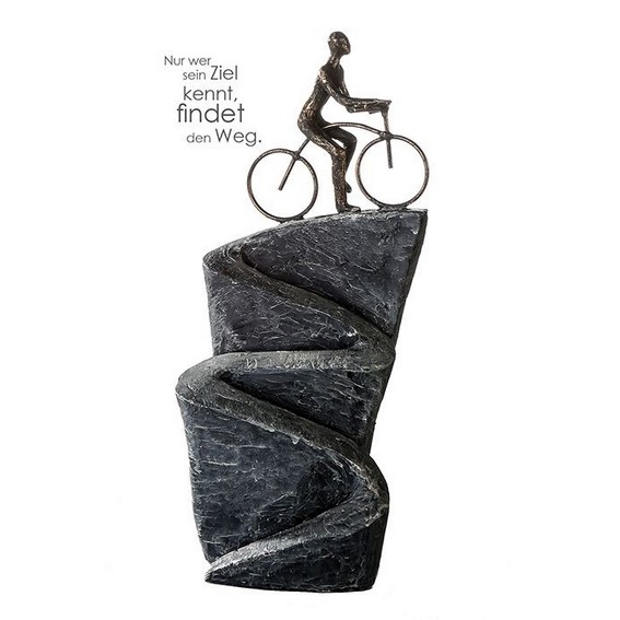 Skulptur Aufwärts | 370 x 160 mm | Deko für Wohnzimmer | Profisockelleisten