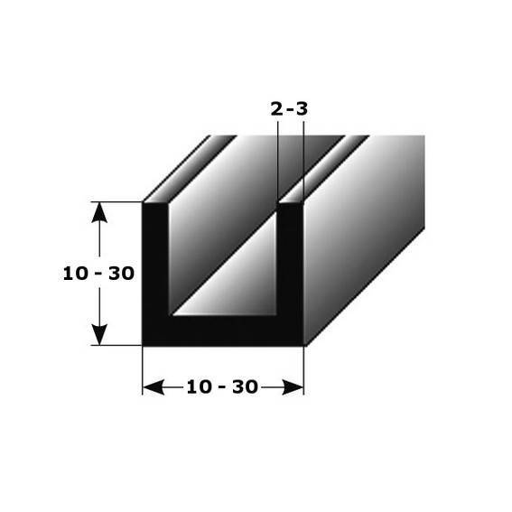 Auer | Bau- & Montageprofile Belmonte | Breite 10 - 30 mm | U-Profil | Aluminium Auer | Bau- & Montageprofile Belmonte | Breite 10 - 30 mm | U-Profil | Aluminium