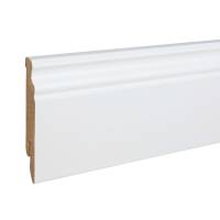 Südbrock Sockelleiste "Krefeld" 719.1678 MDF 16 x 80 x 2500 mm Weiß Berliner Profil