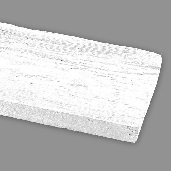 Wiesemann | PU-Brett | Polyurethan | 130 x 30 x 2600 mm | Weiß | Deckenbalken | Hochfest Wiesemann | PU-Brett | Polyurethan | 130 x 30 x 2600 mm | Weiß | Deckenbalken | Hochfest
