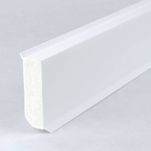 Fußleiste | PVC | Sockelleiste | Savona | 13 x 40 x 2500 mm | durchgefärbte Weichlippe | weiß Fußleiste | PVC | Sockelleiste | Savona | 13 x 40 x 2500 mm | durchgefärbte Weichlippe | weiß
