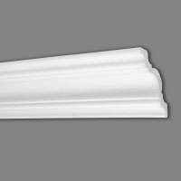 Wiesemann | Stuckleiste Baberi 09 | Polystyrol | 103 x 103 x 2000 mm | Deckenleiste | Weiß