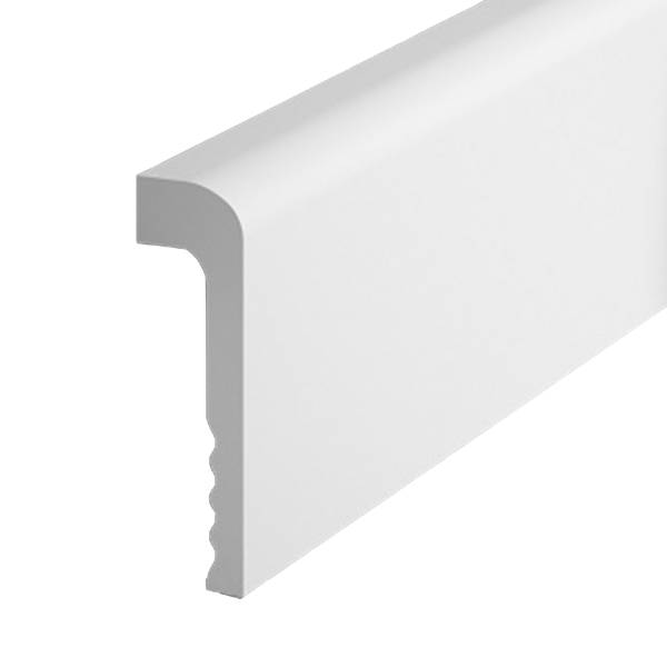 PROVISTON | Sockelleiste "NE005P" | 22 x 110 x 2000 mm | Satin Weiß | Fußleiste | Abdeckleiste PROVISTON | Sockelleiste "NE005P" | 22 x 110 x 2000 mm | Satin Weiß | Fußleiste | Abdeckleiste
