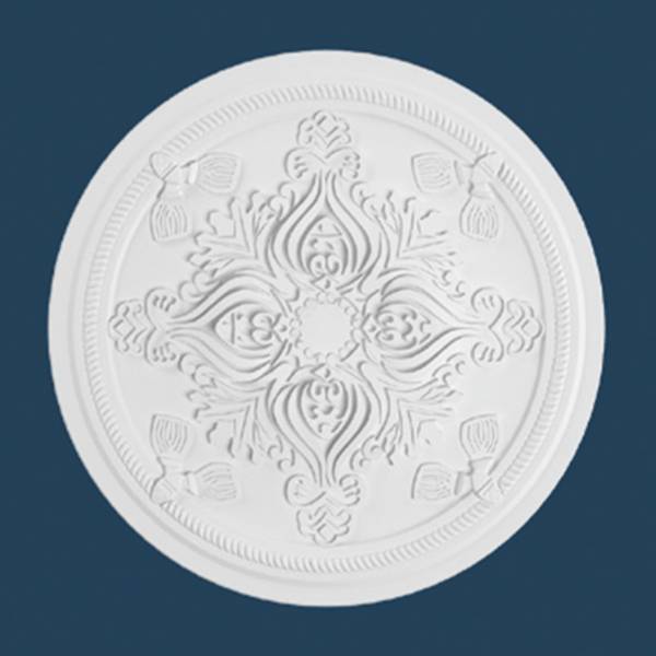 Marbet | Rosette "R13" | Ø 43 cm | Deckenrosette | Styropor | weiß Marbet | Rosette "R13" | Ø 43 cm | Deckenrosette | Styropor | weiß