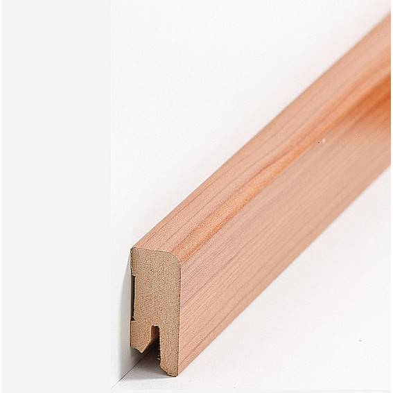 Sockelleisten "Stuttgart" - Kirsche (MDF foliert - 716.38) Sockelleisten "Stuttgart" - Kirsche (MDF foliert - 716.38)