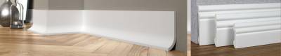 <h1>Kunststoff Sockelleisten<span>aus hochwertigem Kunststoff & PVC</span></h1>