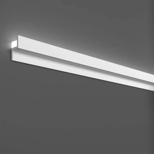 Elite Decor Lichtleiste KH902 Polystyrol 22 x 40 x 2000 mm Weiß Styropor Deckenleiste Elite Decor Lichtleiste KH902 Polystyrol 22 x 40 x 2000 mm Weiß Styropor Deckenleiste