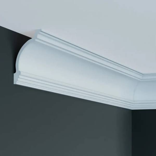 Elite Decor | Stuckleiste P949 | Polyurethan | 145 x 113 x 2000 mm | Styropor Deckenleiste | Weiß Elite Decor | Stuckleiste P949 | Polyurethan | 145 x 113 x 2000 mm | Styropor Deckenleiste | Weiß