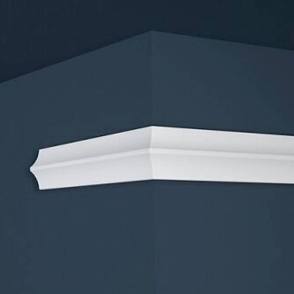 Marbet | Zierleiste "B-42" | Styropor Wandleiste | 20 x 60 x 2000 mm | Polystyrol Leiste | Weiß Marbet | Zierleiste "B-42" | Styropor Wandleiste | 20 x 60 x 2000 mm | Polystyrol Leiste | Weiß