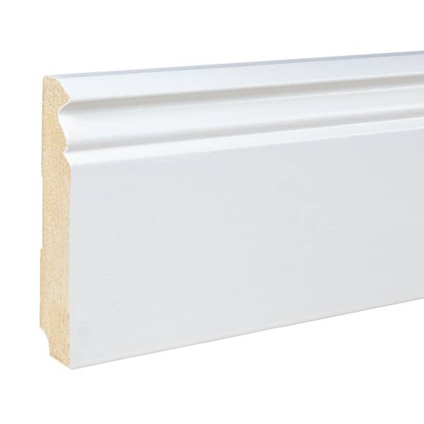 Kosche | Sockelleiste Erba-3 | 72768 | 19 x 96 x 2400 mm | Fußleiste | Bodenleiste | Weiß Kosche | Sockelleiste Erba-3 | 72768 | 19 x 96 x 2400 mm | Fußleiste | Bodenleiste | Weiß