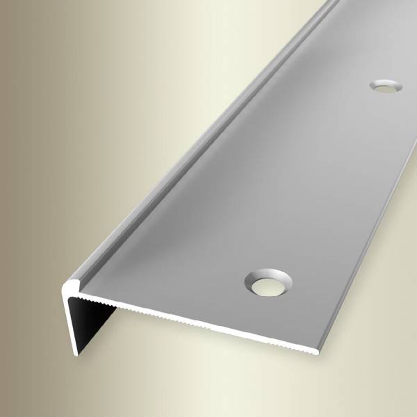 PROVISTON | Treppenkantenprofil | Breite:48 mm | Höhe:3 mm | Aluminium eloxiert | Versenkt Gebohrt PROVISTON | Treppenkantenprofil | Breite:48 mm | Höhe:3 mm | Aluminium eloxiert | Versenkt Gebohrt