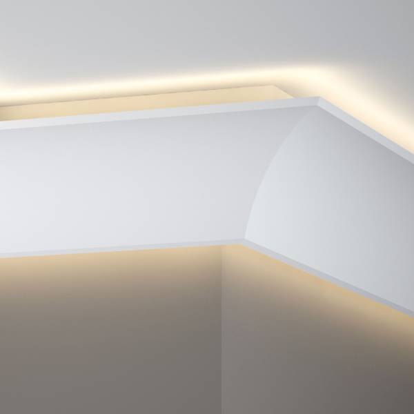 Mardom | Außenwinkel für Lichtleiste "QL002" | Polyurethan | 86 x 86 x 200 mm | Weiß | Außenecke Mardom | Außenwinkel für Lichtleiste "QL002" | Polyurethan | 86 x 86 x 200 mm | Weiß | Außenecke