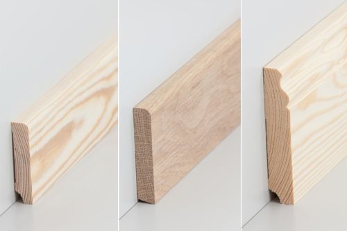 Holz Fußbodenleisten