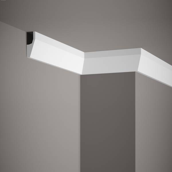 PROVISTON LED Lichtleiste "NE118" 27 x 70 x 2000 mm Weiß Deckenleiste Stuckleiste Modern PROVISTON LED Lichtleiste "NE118" 27 x 70 x 2000 mm Weiß Deckenleiste Stuckleiste Modern