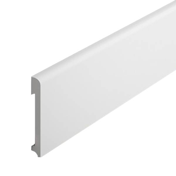 PROVISTON | Sockelleiste "NE234" | 14 x 78 x 2000 mm | Weiß | Fußleiste | Kabelkanal | Hochwertig PROVISTON | Sockelleiste "NE234" | 14 x 78 x 2000 mm | Weiß | Fußleiste | Kabelkanal | Hochwertig