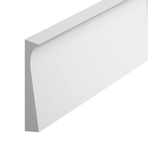 PROVISTON | Sockelleiste "RT004P" | 15 x 108 x 2000 mm | Satin Weiß | Fußleiste | Wohndekoration PROVISTON | Sockelleiste "RT004P" | 15 x 108 x 2000 mm | Satin Weiß | Fußleiste | Wohndekoration