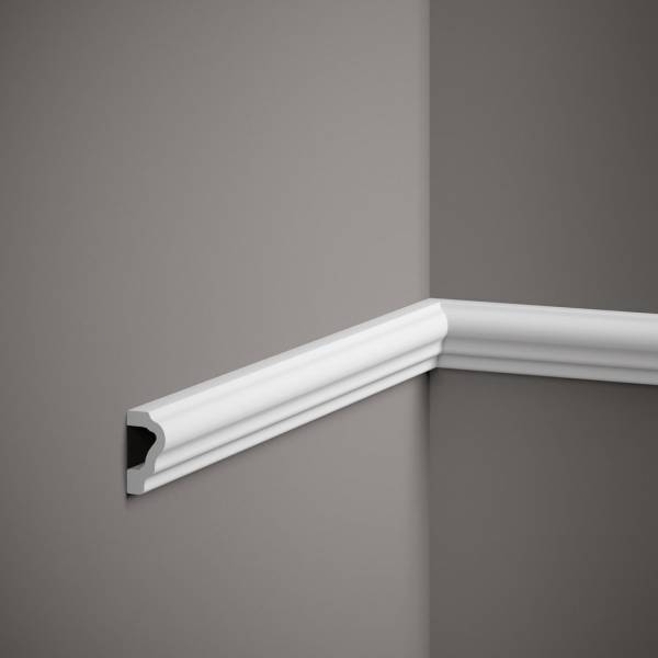 PROVISTON | Zierleiste "NE255" | 20 x 39 x 2000 mm | Weiß | Wandleiste | Wanddekoration | Hochwertig PROVISTON | Zierleiste "NE255" | 20 x 39 x 2000 mm | Weiß | Wandleiste | Wanddekoration | Hochwertig