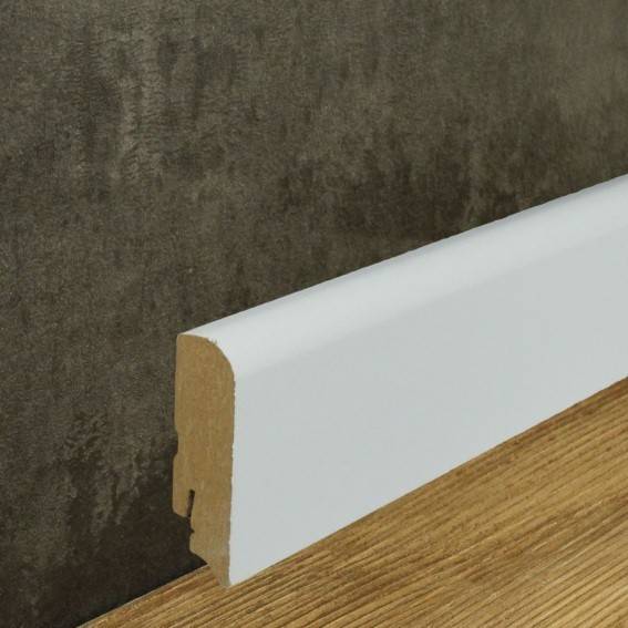 Neuhofer | Sockelleiste "Calusso" | FU088L | MDF | 19 x 70 x 2400 mm | Weiß | Fußleiste Neuhofer | Sockelleiste "Calusso" | FU088L | MDF | 19 x 70 x 2400 mm | Weiß | Fußleiste