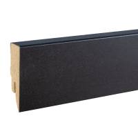 Kosche | Sockelleiste Lecco-64 | 72957 | 16 x 58 x 2500 mm | Fußleiste | Bodenleiste | Schwarz