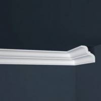 Marbet | Innenwinkel "Marbet E20" | Polystyrol | 60 x 65 x 200 mm | Weiß | Stuckleisten Ecke