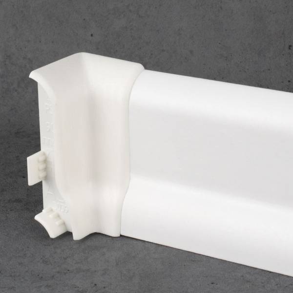Südbrock | Innenecken für MDF Sockelleisten | 760.31 | Kunststoff | 60 x 20 mm | Weiß Südbrock | Innenecken für MDF Sockelleisten | 760.31 | Kunststoff | 60 x 20 mm | Weiß