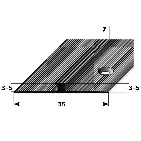 Doppel-Anstoßprofil "Rathmore" Anstoßleiste doppelseit. 3-5 mm Einfasshöhe, Alu eloxiert Typ 28/30 Doppel-Anstoßprofil "Rathmore" Anstoßleiste doppelseit. 3-5 mm Einfasshöhe, Alu eloxiert Typ 28/30