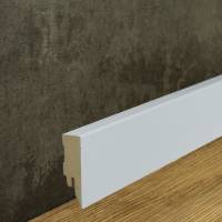 Südbrock | Sockelleiste "Ulm" | 72003 | MDF | 16 x 58 x 2500 mm | Weiß | Eckiges Profil