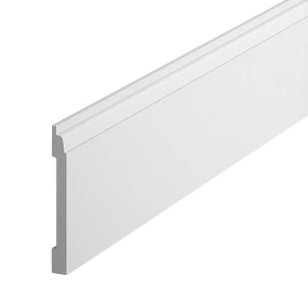 PROVISTON | Sockelleiste "NE258" | 10 x 81 x 2000 mm | Weiß | Fußleiste | Wohndeko | Hochwertig PROVISTON | Sockelleiste "NE258" | 10 x 81 x 2000 mm | Weiß | Fußleiste | Wohndeko | Hochwertig