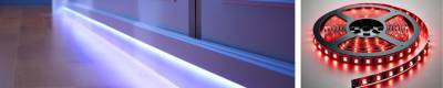 <h1>LED - Streifen RGB (farbig)<span>stromsparende Beleuchtung in Farblicher Vielfalt</span></h1>