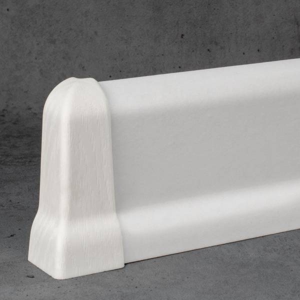 Südbrock | Außenecken für MDF Sockelleisten | 760.31 | Kunststoff | 60 x 20 mm | Weiß Südbrock | Außenecken für MDF Sockelleisten | 760.31 | Kunststoff | 60 x 20 mm | Weiß
