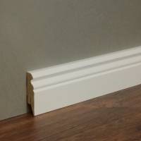 Sockelleisten "Ratingen" 58 x 16 mm 72998 Berliner Profil | MDF foliert | weiß